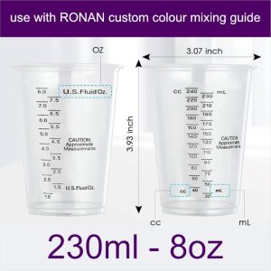 DISPOSABLE RATIO MIXING CUPS (10 pack)