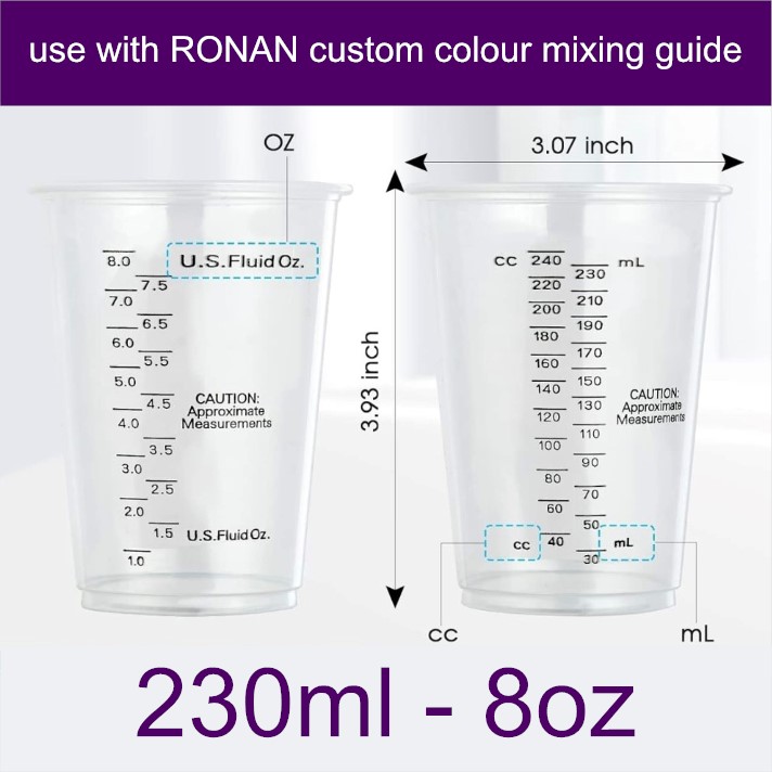 DISPOSABLE RATIO MIXING CUPS (10 pack)
