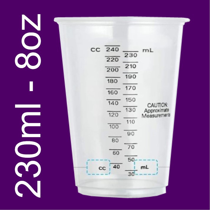 DISPOSABLE RATIO MIXING CUPS (10 pack) - Image 2
